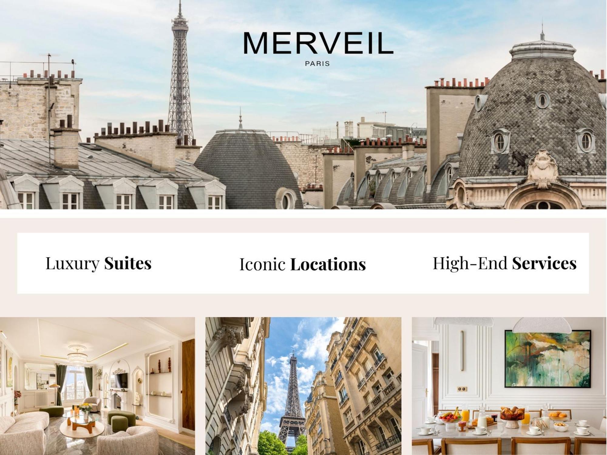Merveil - Signature Suite -Tour Eiffel- Grenelle I Paris Exterior photo